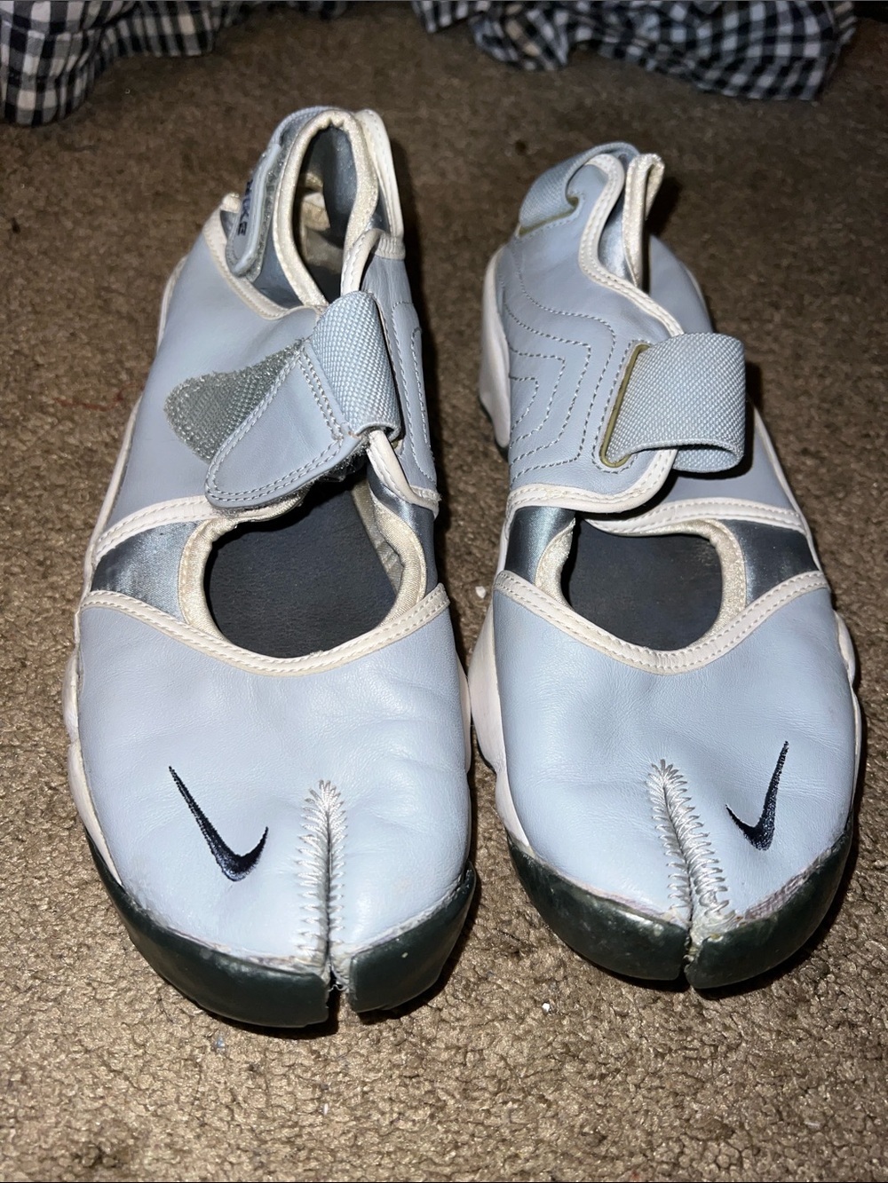 Nike Air rift blue leather sneakers vintage